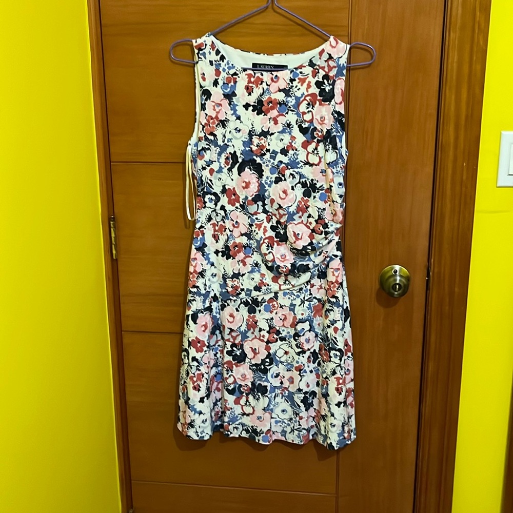 Floral Ralph Lauren sleeveless floral dress